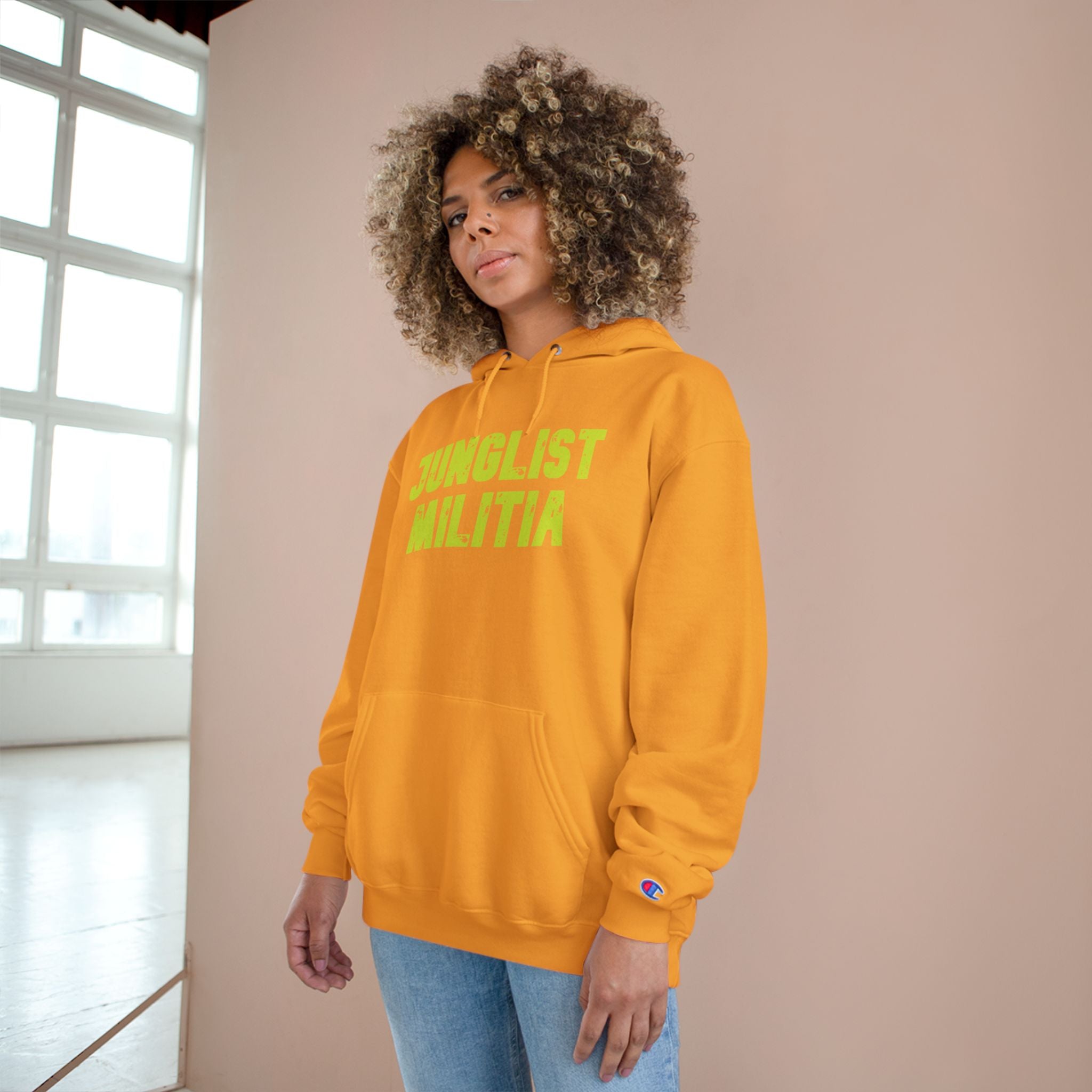 Champion Hoodie- JUNGLIST MILITIA ARMY