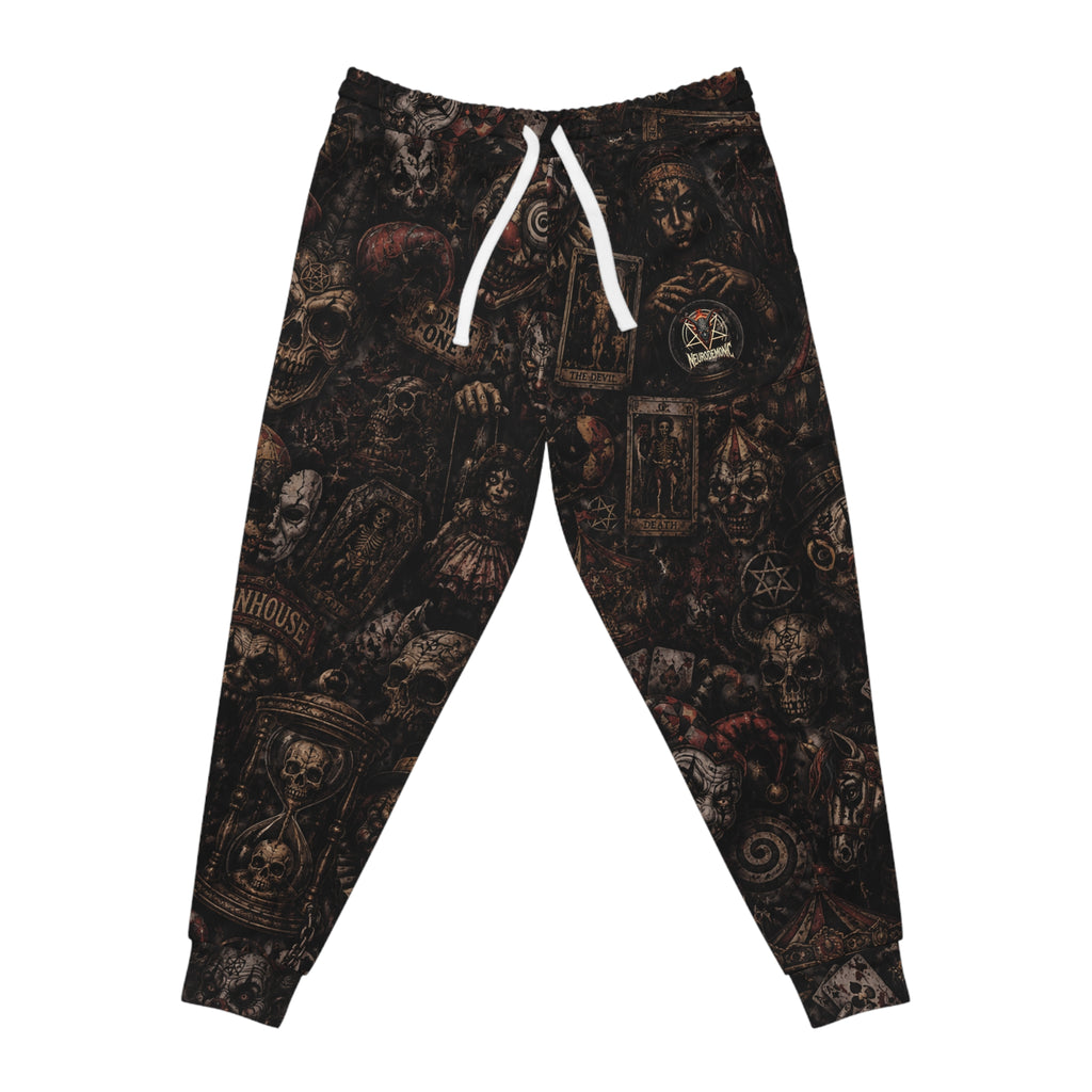 NeuroDemonic Carnival of the Damned Joggers – Premium Horror Circus Streetwear