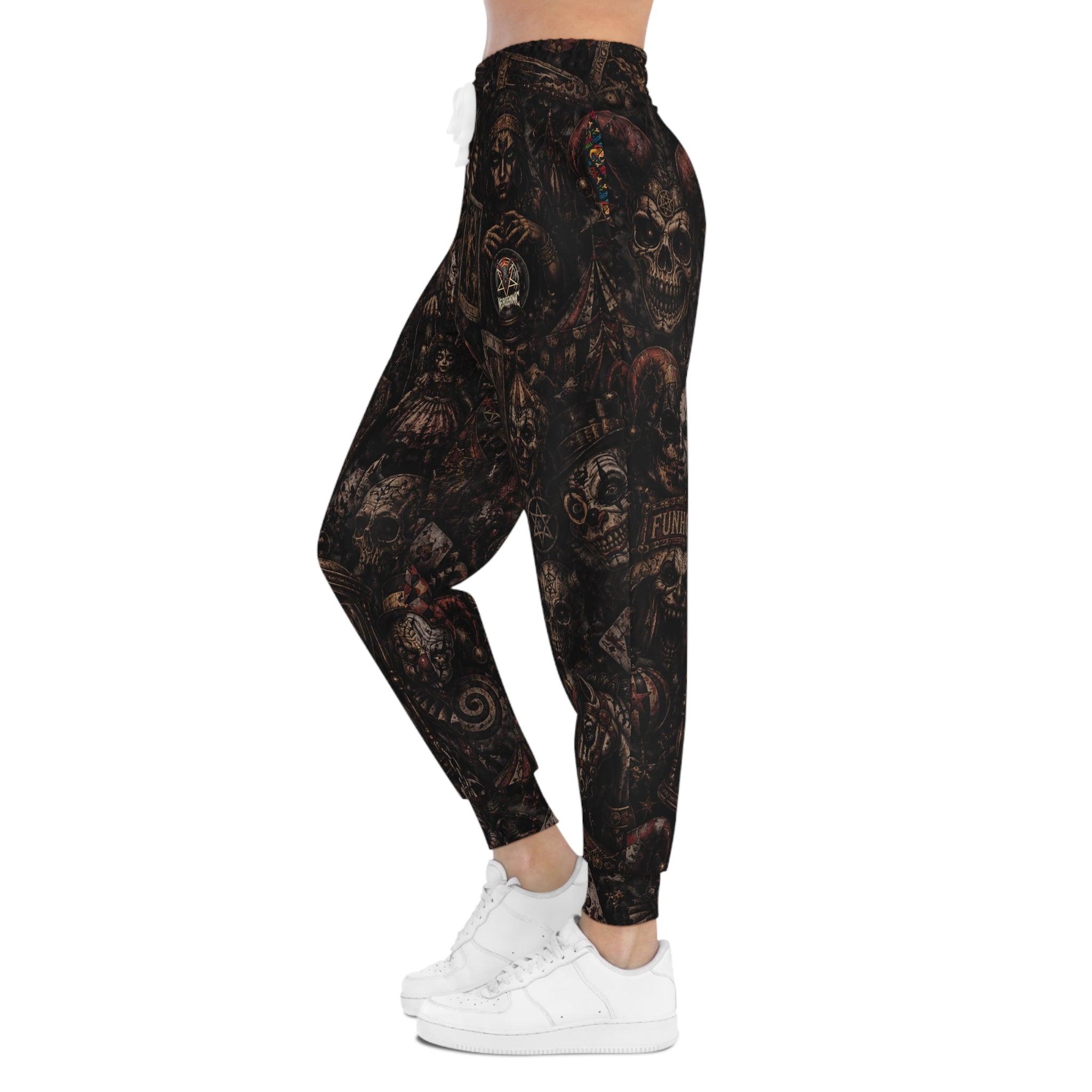 NeuroDemonic Carnival of the Damned Joggers – Premium Horror Circus Streetwear