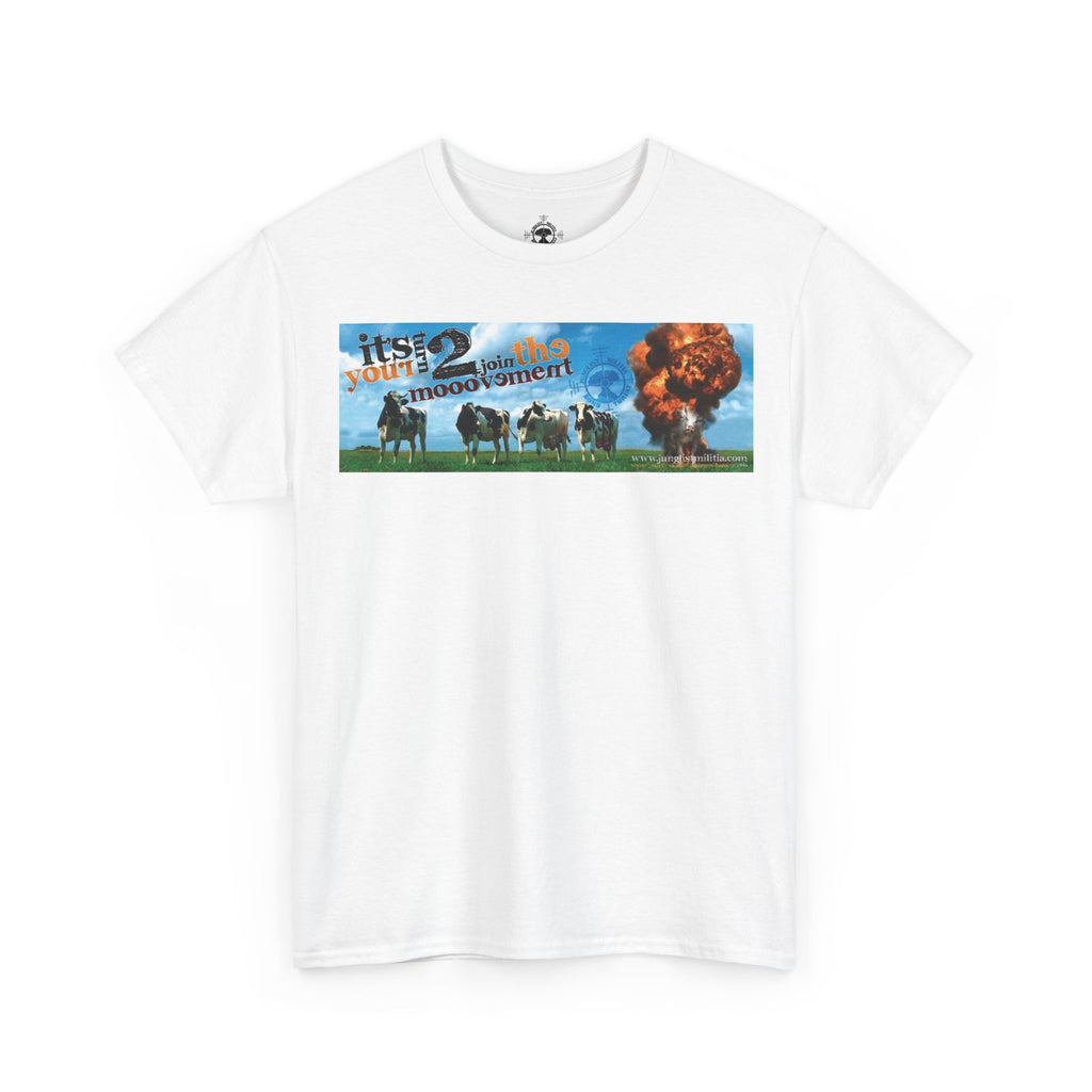 Cow Bombs Junglist Militia Bomb Threat 1st Gen Logo - Unisex T shirts - Junglist Militia Since 1996