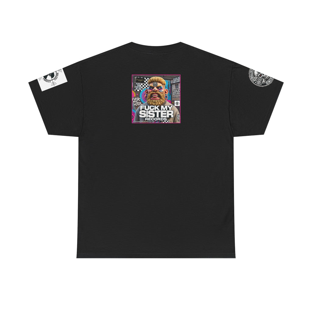 Fuck my Sister Records - Unisex Heavy Cotton Tee - Junglist Militia Since 1996