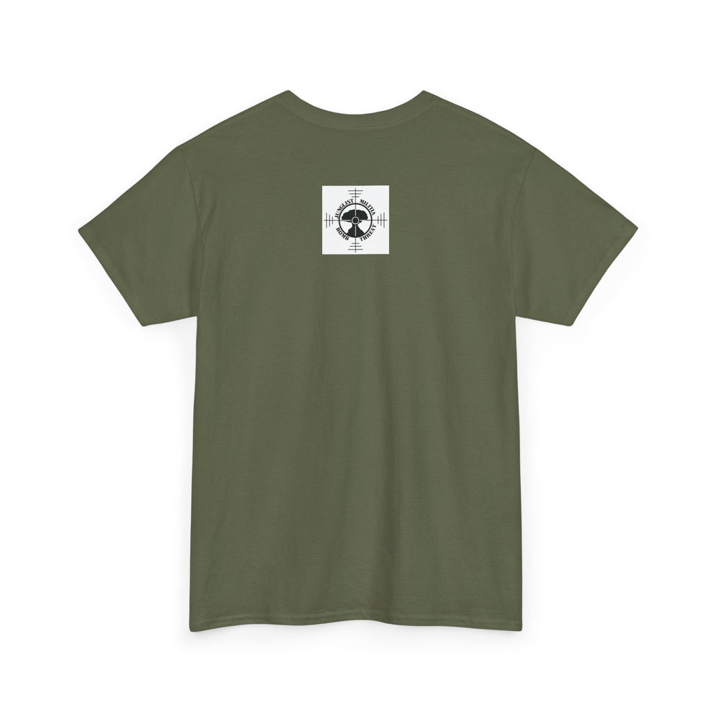 Fuck Terrorism 1st gen. Bomb Threat Logo - Unisex Heavy Cotton Tee - Junglist Militia Since 1996