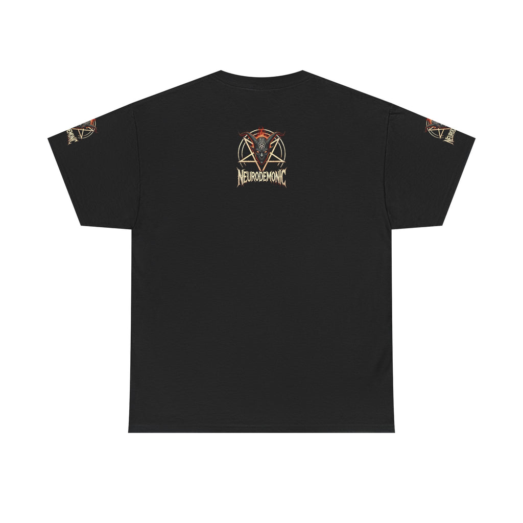 NeuroDemonic Baphomet Pentagram T-Shirt – Heavy Metal Streetwear Edition