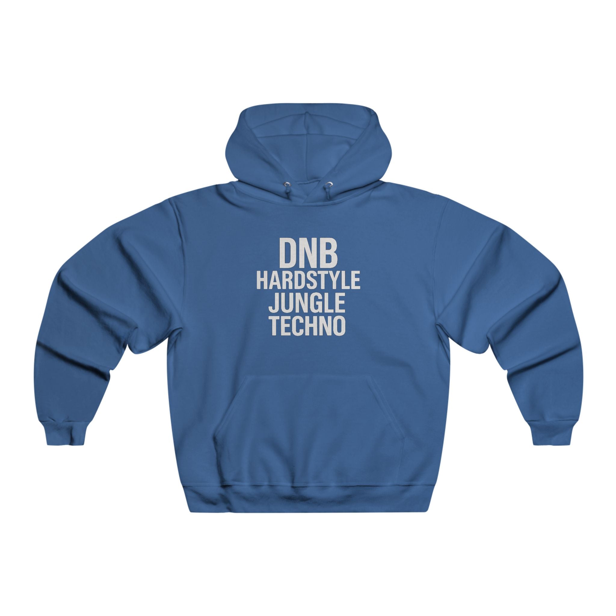 DNB Hardstyle Jungle Techno JERZEES® Unisex Pullover Hoodie – Underground Rave Streetwear Edition