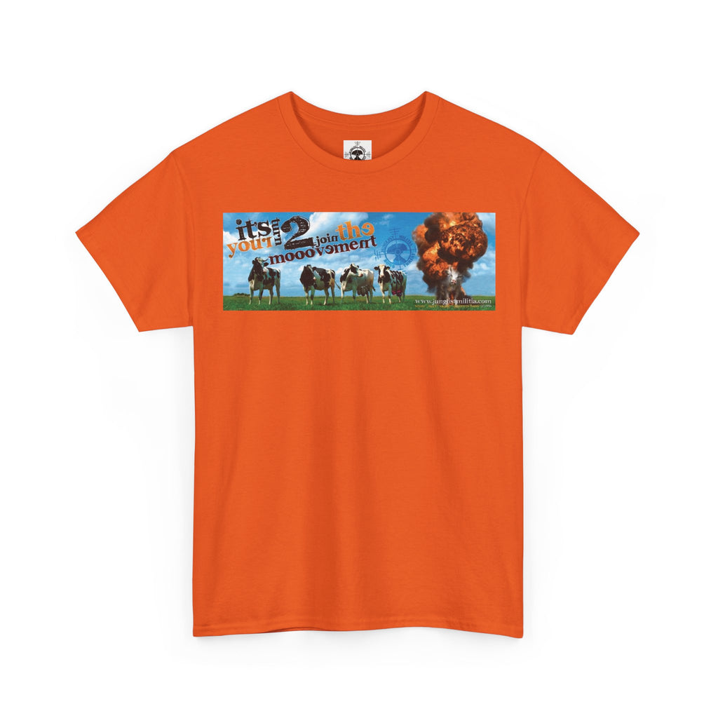 Cow Bombs Junglist Militia Bomb Threat 1st Gen Logo - Unisex T shirts - Junglist Militia Since 1996