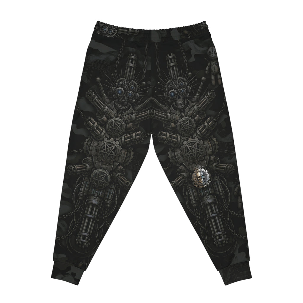 NeuroDemonic Infernal Machine Joggers – Premium All-Over Print Streetwear
