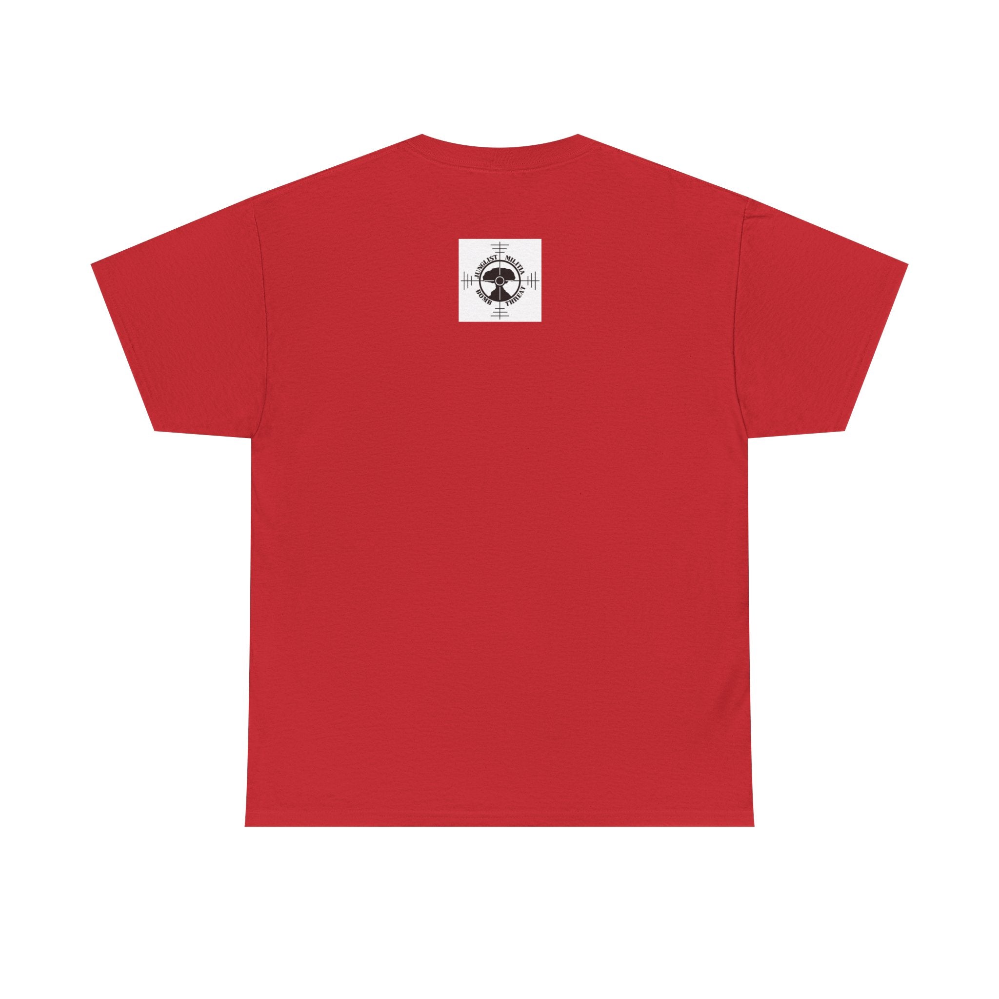 Fuck Terrorism 1st gen. Bomb Threat Logo - Unisex Heavy Cotton Tee - Junglist Militia Since 1996