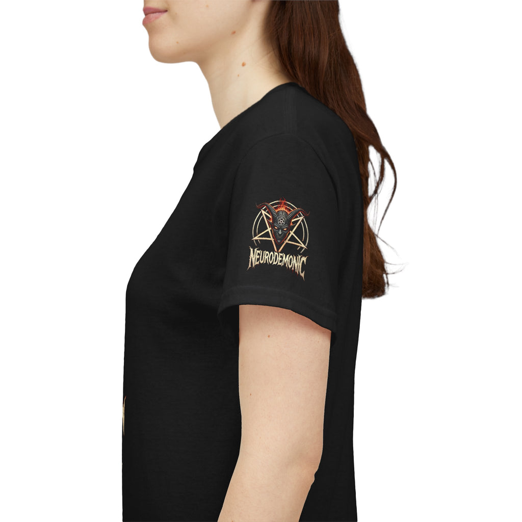 NeuroDemonic Baphomet Pentagram T-Shirt – Heavy Metal Streetwear Edition