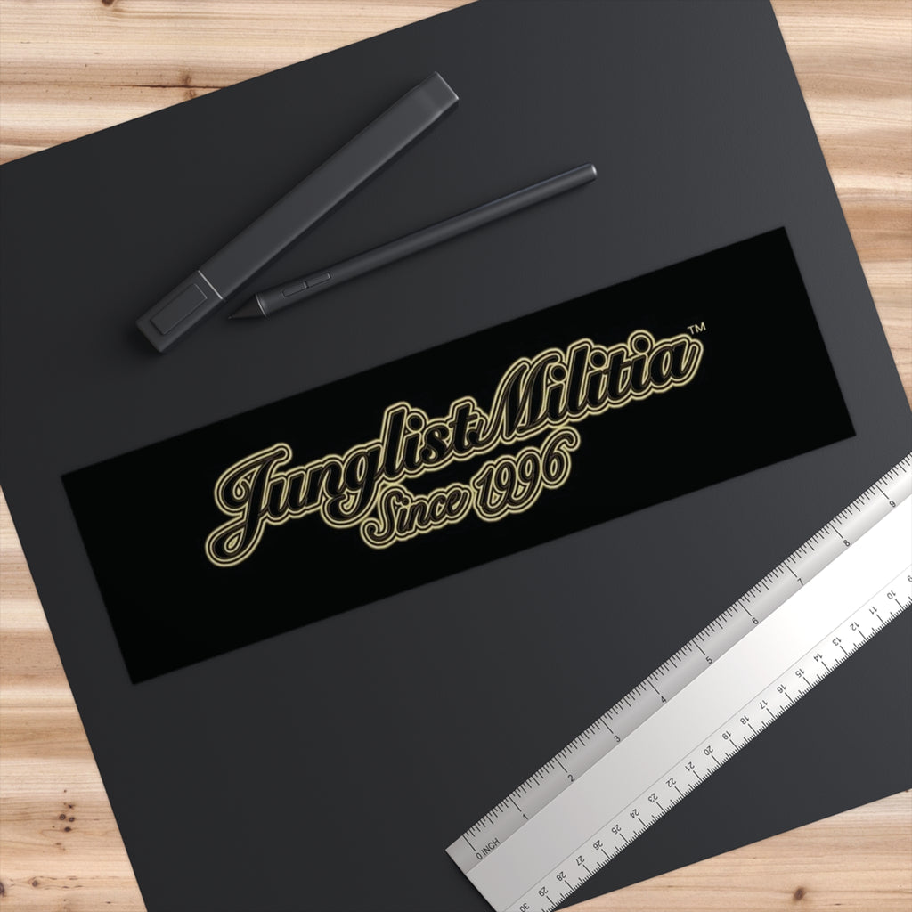 Bumper Stickers-Junglist Militia Since 1996 2nd Generation Logo