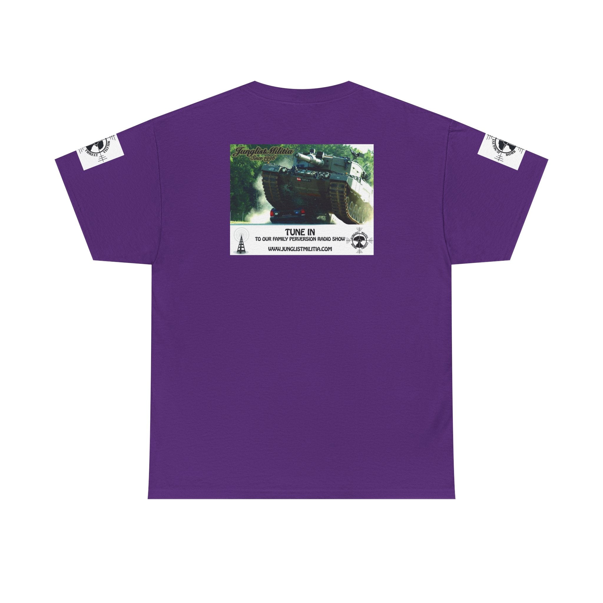 Classic Radio Junglist Militia The Junglist Militia Family Perversion Radio Show Los Angeles, California. Unisex Gildan T-Shirt
