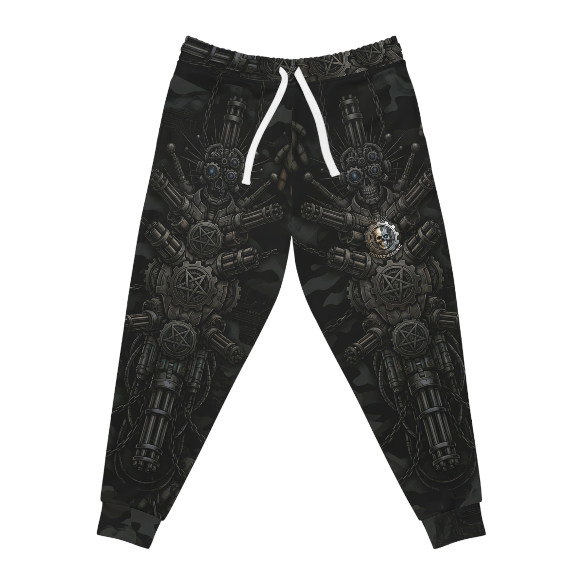 NeuroDemonic Infernal Machine Joggers – Premium All-Over Print Streetwear