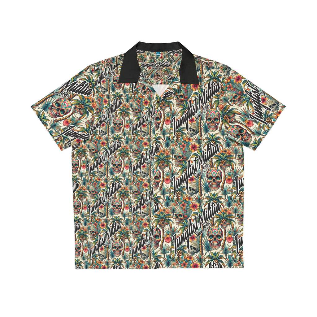 Men's Hawaiian/Mexican Voo Doo Junglist Militia Since 1996 Shirt