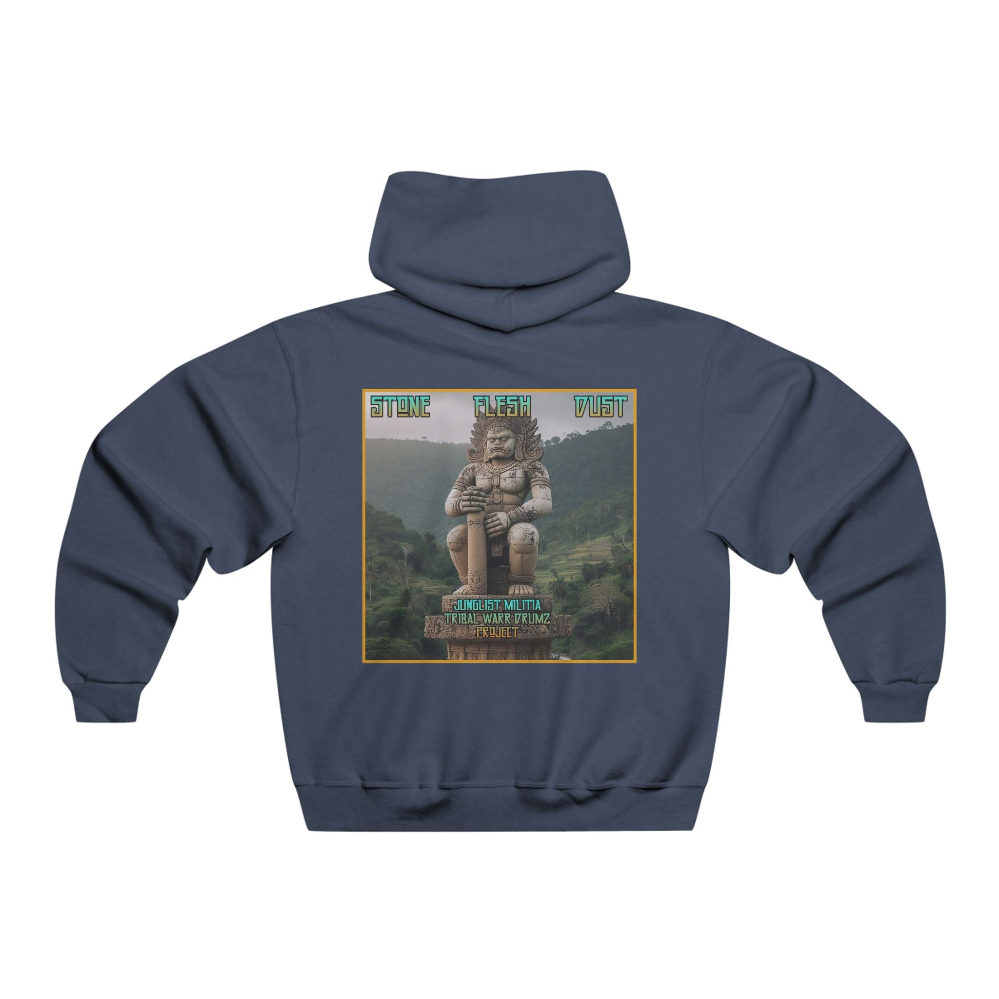 JERZEES NuBlend® STONE FLESH DUST-JUNGLIST MILITIA TRIBAL WARR DRUMZ PROJECT