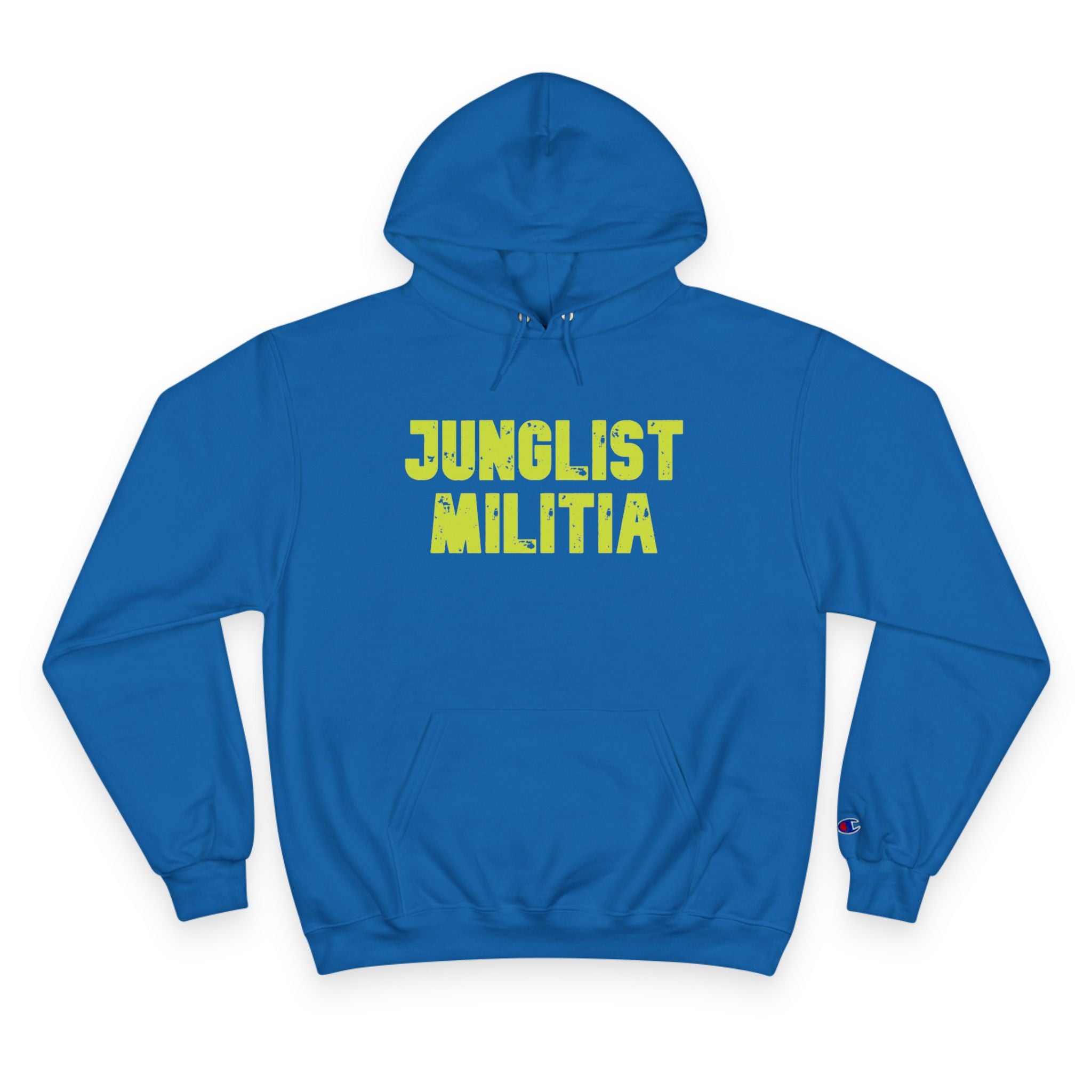 Champion Hoodie- JUNGLIST MILITIA ARMY
