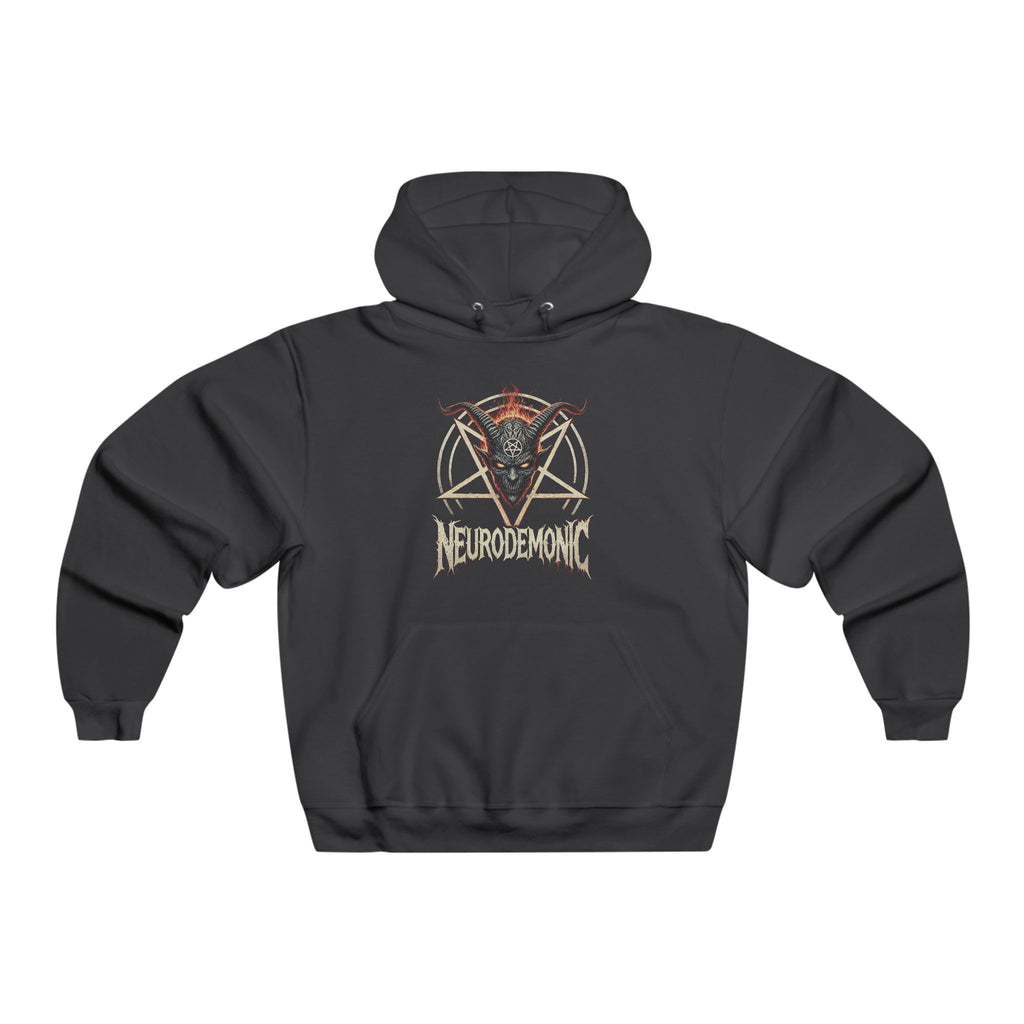 NeuroDemonic Infernal Baphomet Hoodie JERZEES NuBlend®   – Premium Heavy Metal Streetwear Edition