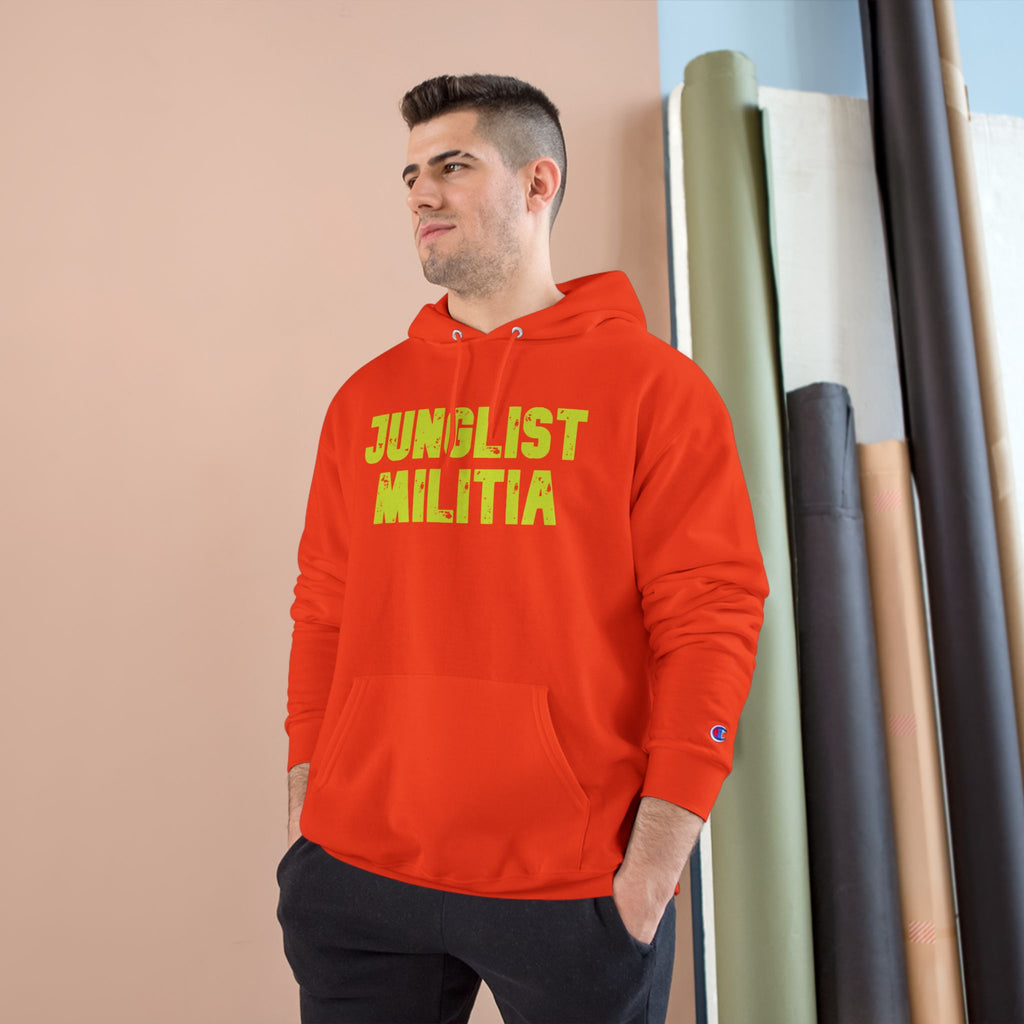 Champion Hoodie- JUNGLIST MILITIA ARMY