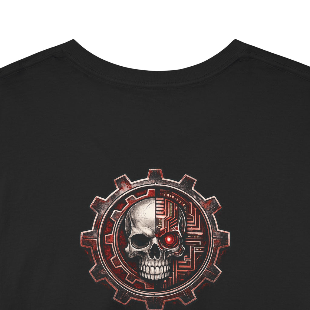 NEURODEMONIC - dnb hardstyle jungle techno trapcore metalcore Graffiti Skull Tee — Gildan Graphic Shirt