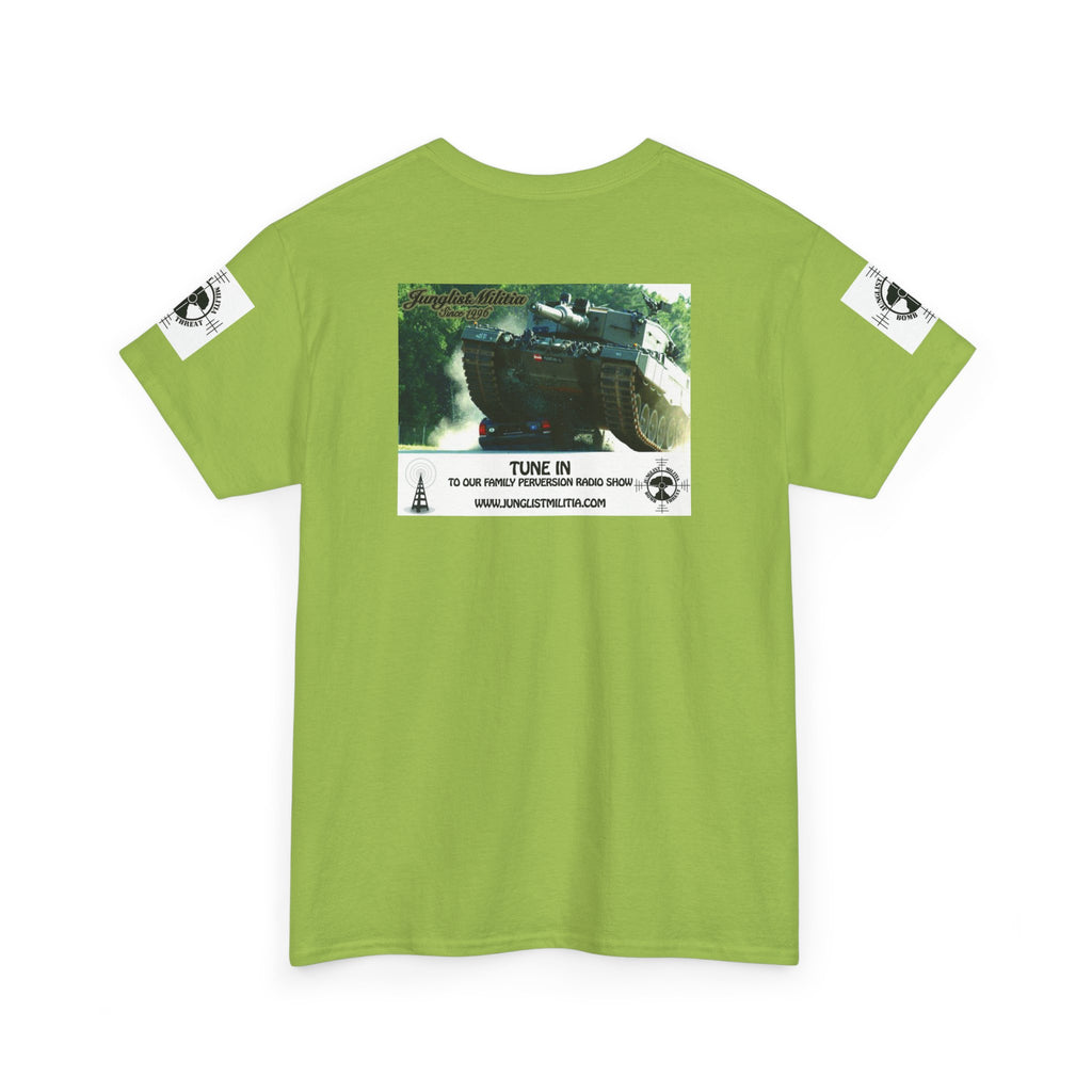 Classic Radio Junglist Militia The Junglist Militia Family Perversion Radio Show Los Angeles, California. Unisex Gildan T-Shirt