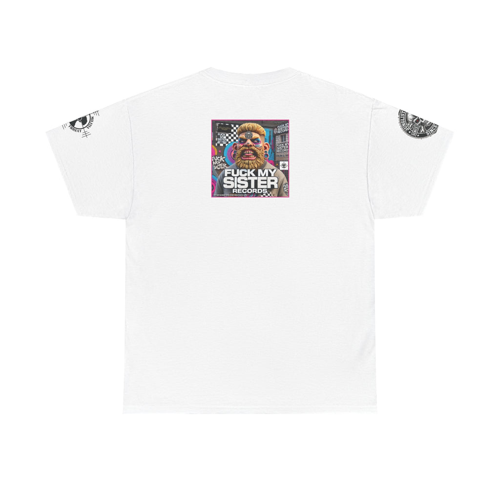 Fuck my Sister Records - Unisex Heavy Cotton Tee - Junglist Militia Since 1996