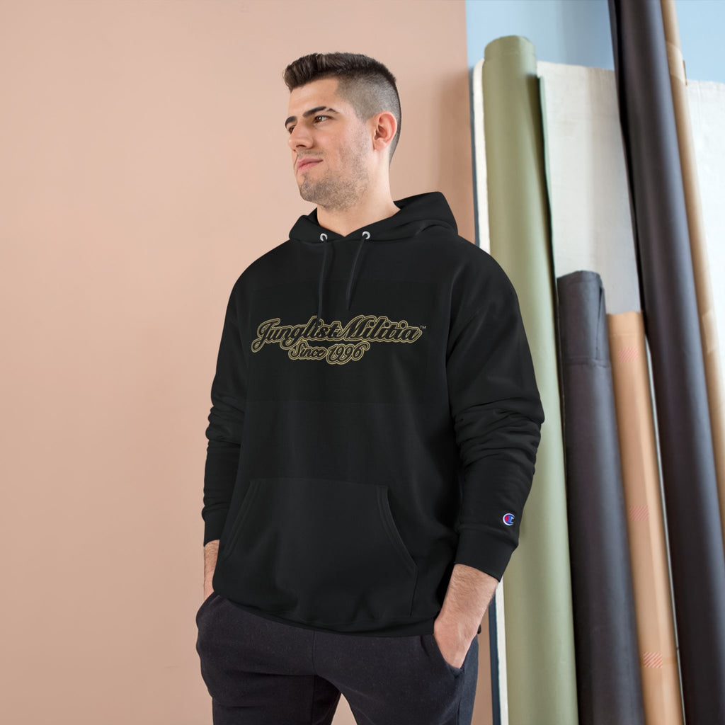 Champion Hoodie-Junglist Militia Since 1996 2nd Generation Logo