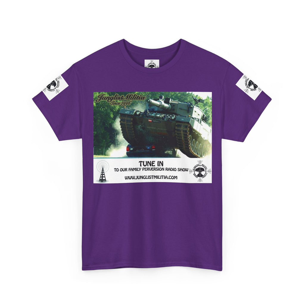 Classic Radio Junglist Militia The Junglist Militia Family Perversion Radio Show Los Angeles, California. Unisex Gildan T-Shirt
