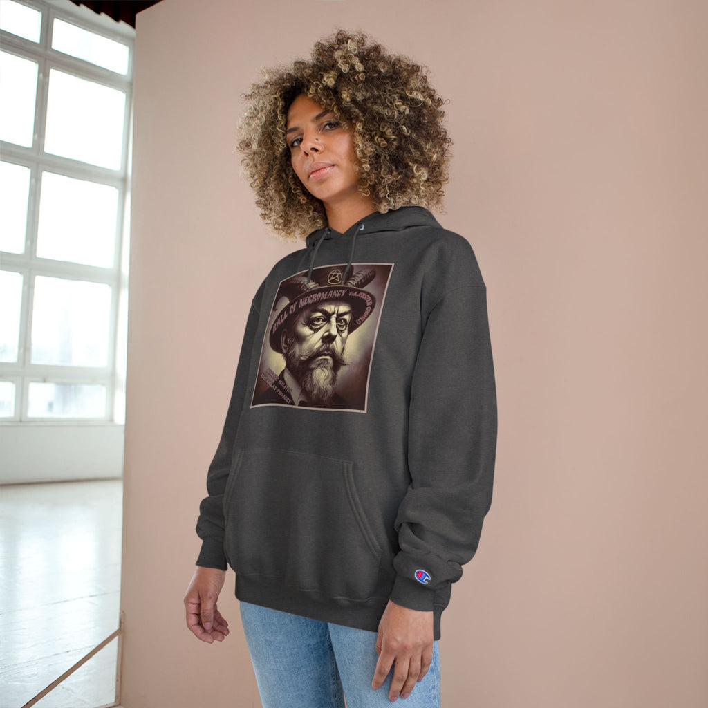 Champion Hoodie-Hall of Necromancy-Aleister Crowley-JUNGLIST MILITIA-KULT KILLAZ PROJECT