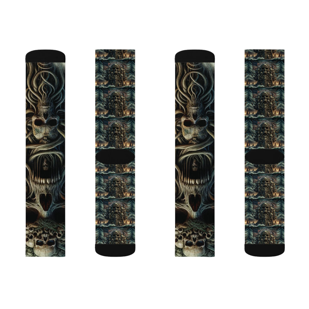 Ghosts of War Sublimation Socks- Unisex-Junglist Militia