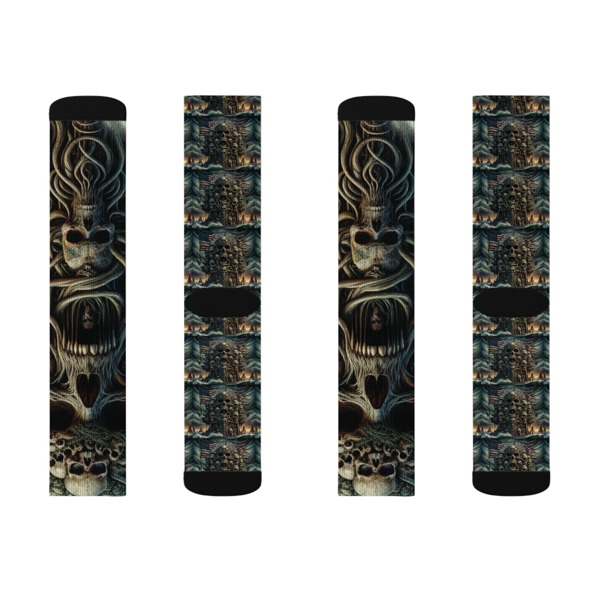 Ghosts of War Sublimation Socks- Unisex-Junglist Militia