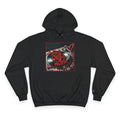 Champion Hoodie- JUNGLIST MILITIA Blood Soaked Pentagram Turntable