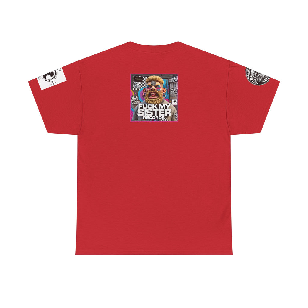 Fuck my Sister Records - Unisex Heavy Cotton Tee - Junglist Militia Since 1996