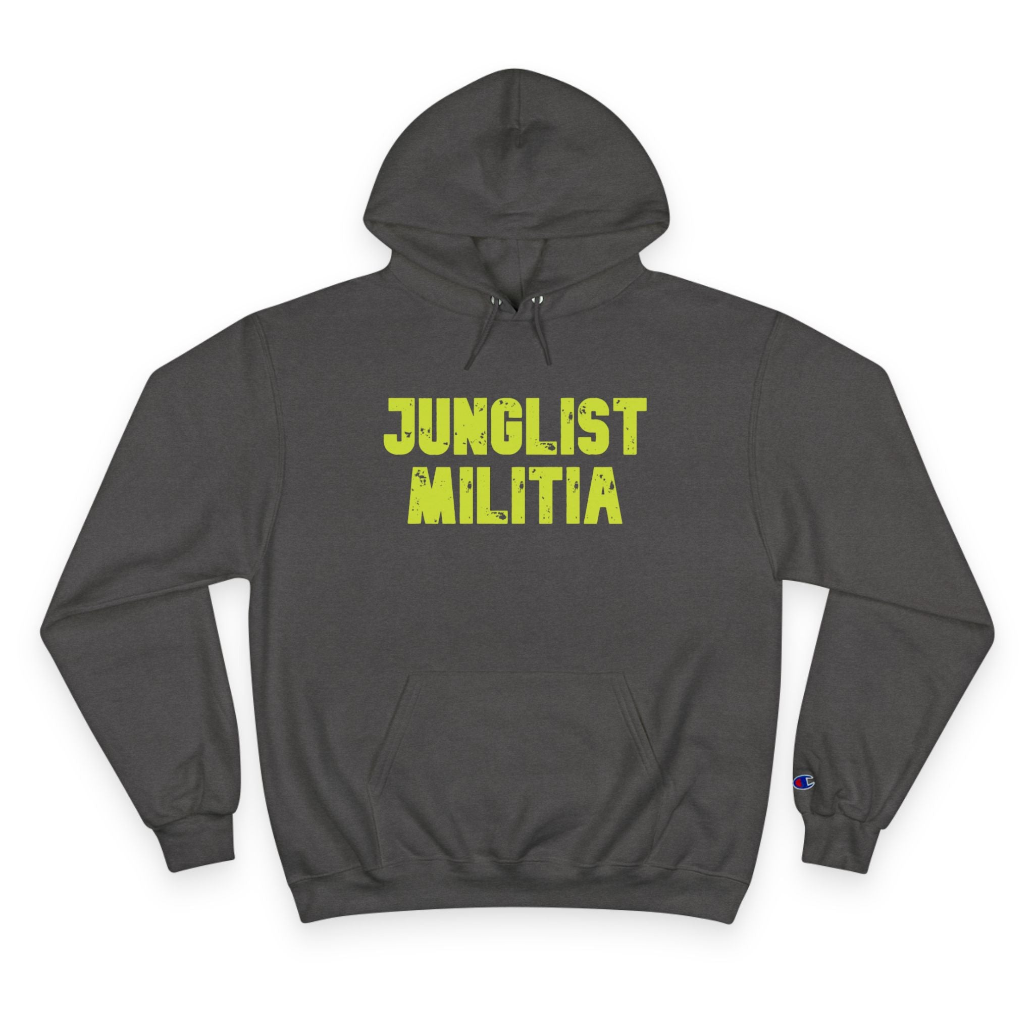 Champion Hoodie- JUNGLIST MILITIA ARMY