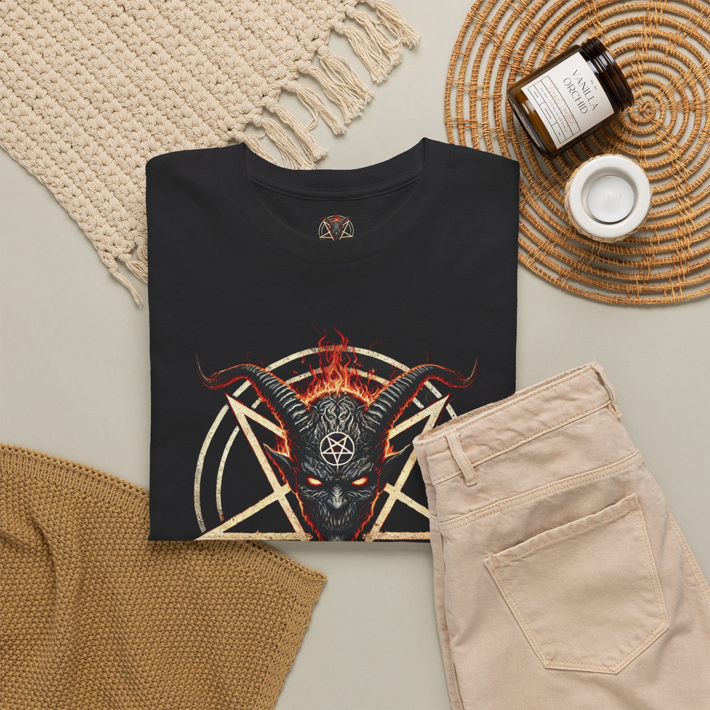 NeuroDemonic Baphomet Pentagram T-Shirt – Heavy Metal Streetwear Edition