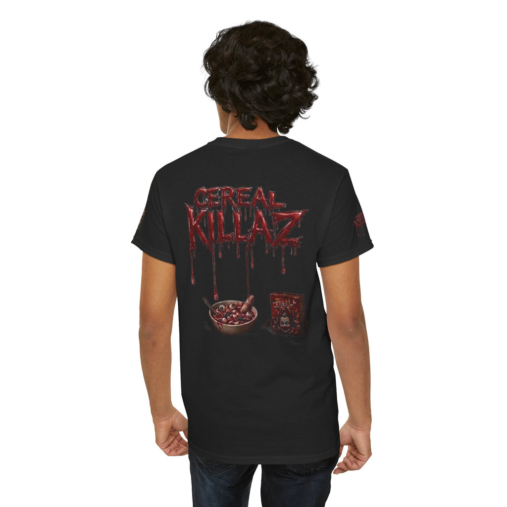CEREAL KILLAZ™ True Crime Horror Graphic T-Shirt | Gothic Streetwear | NeuroDemonic