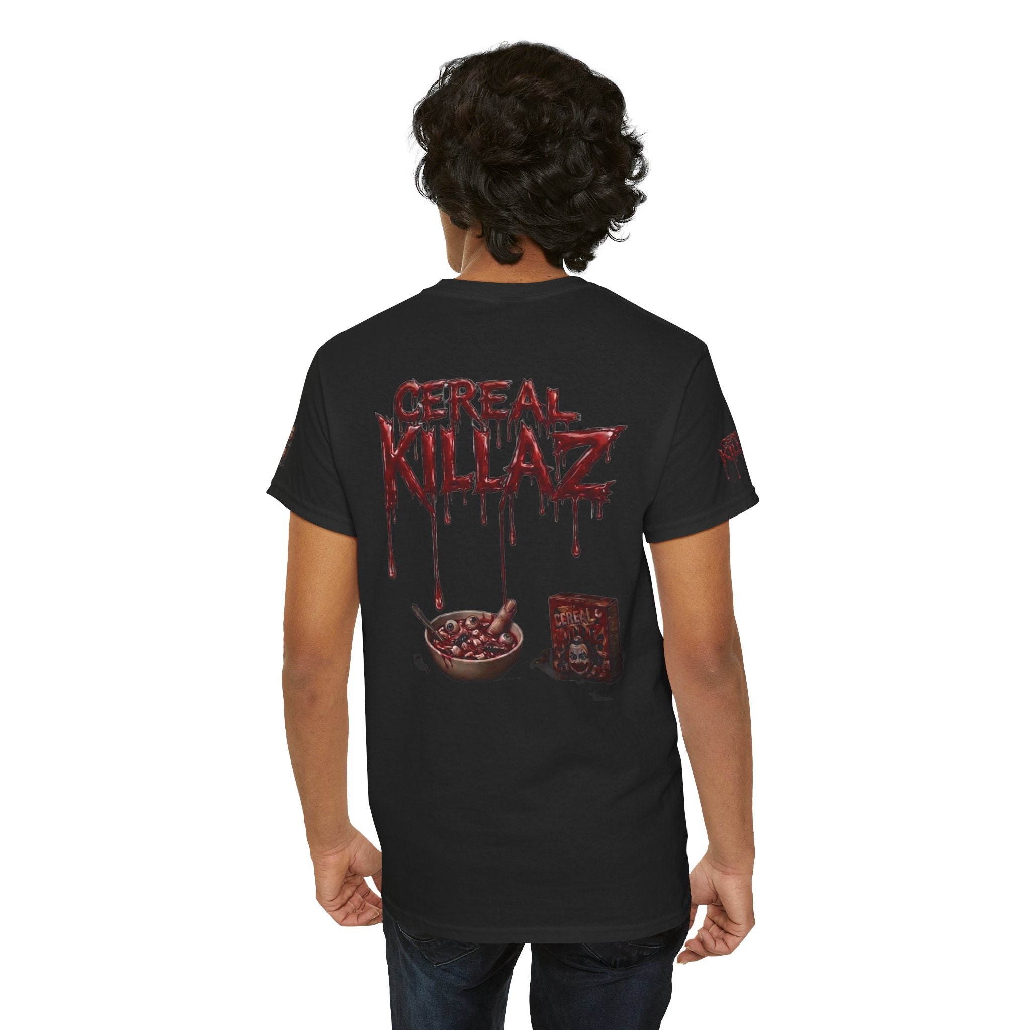 CEREAL KILLAZ™ True Crime Horror Graphic T-Shirt | Gothic Streetwear | NeuroDemonic