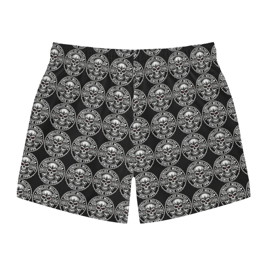 Skull Fuckers-Maillots de bain (AOP) - Junglist Militia Since 1996 4e génération. Logo