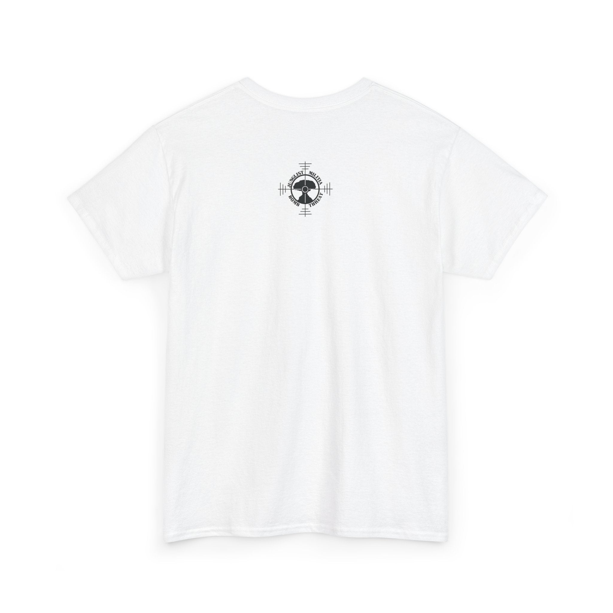 Fuck Terrorism 1st gen. Bomb Threat Logo - Unisex Heavy Cotton Tee - Junglist Militia Since 1996