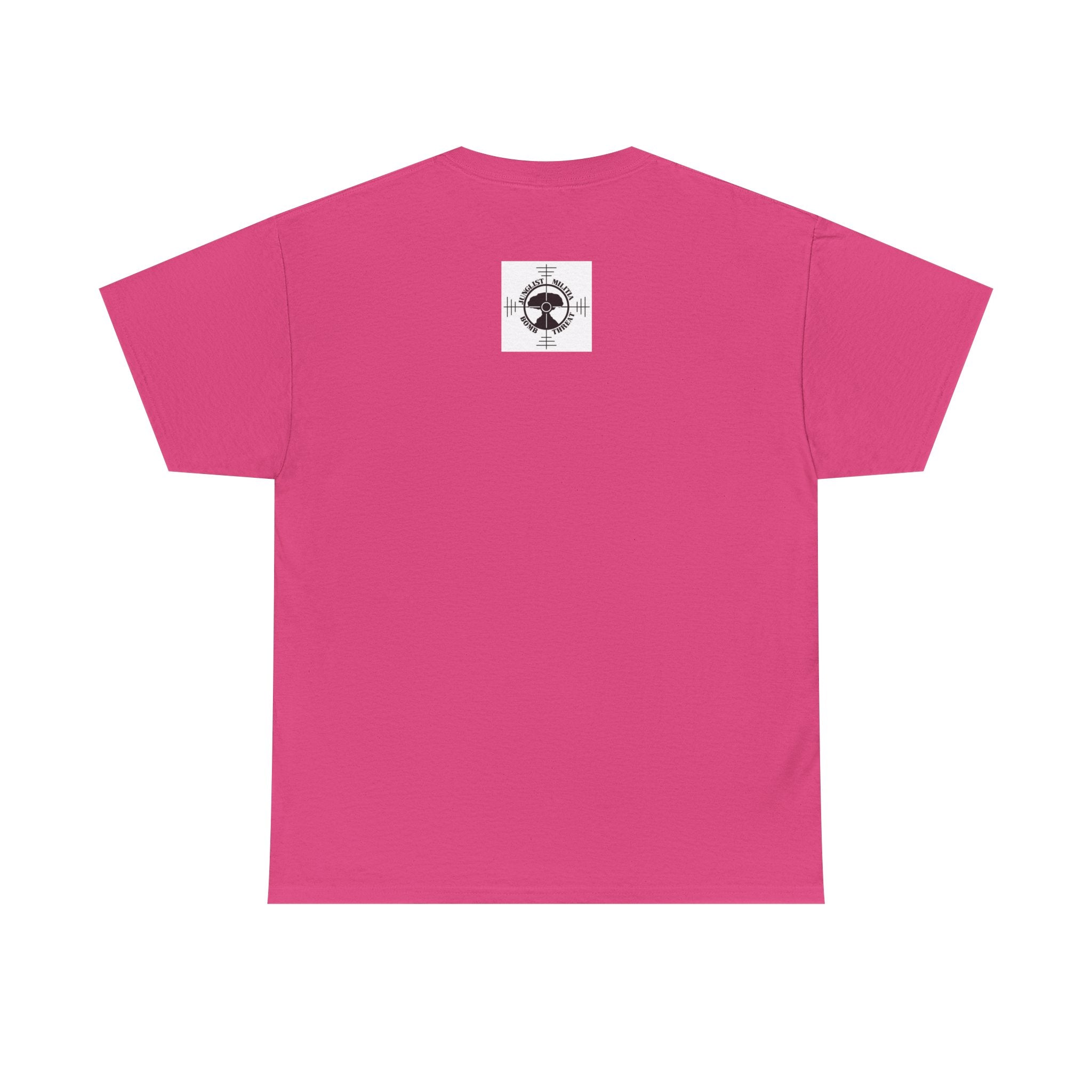 Fuck Terrorism 1st gen. Bomb Threat Logo - Unisex Heavy Cotton Tee - Junglist Militia Since 1996