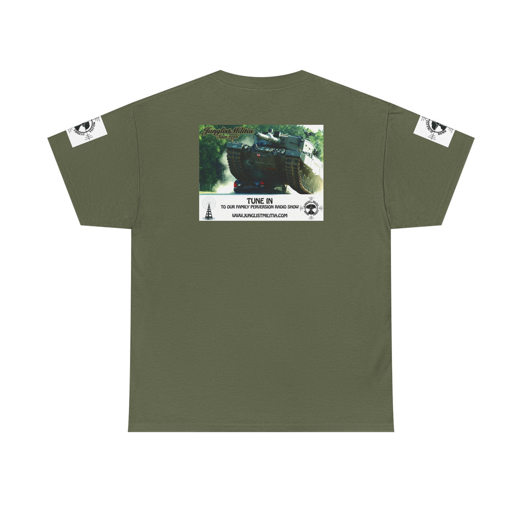 Classic Radio Junglist Militia The Junglist Militia Family Perversion Radio Show Los Angeles, California. Unisex Gildan T-Shirt