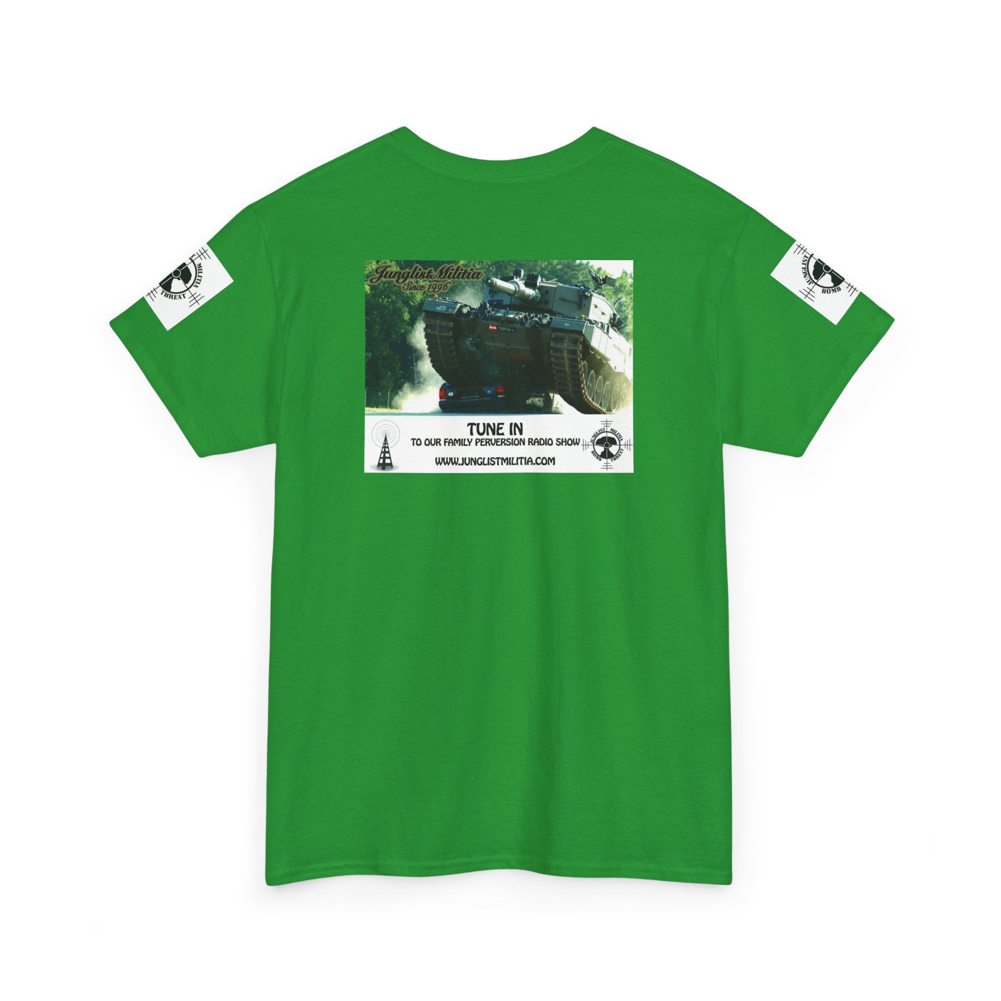 Classic Radio Junglist Militia The Junglist Militia Family Perversion Radio Show Los Angeles, California. Unisex Gildan T-Shirt