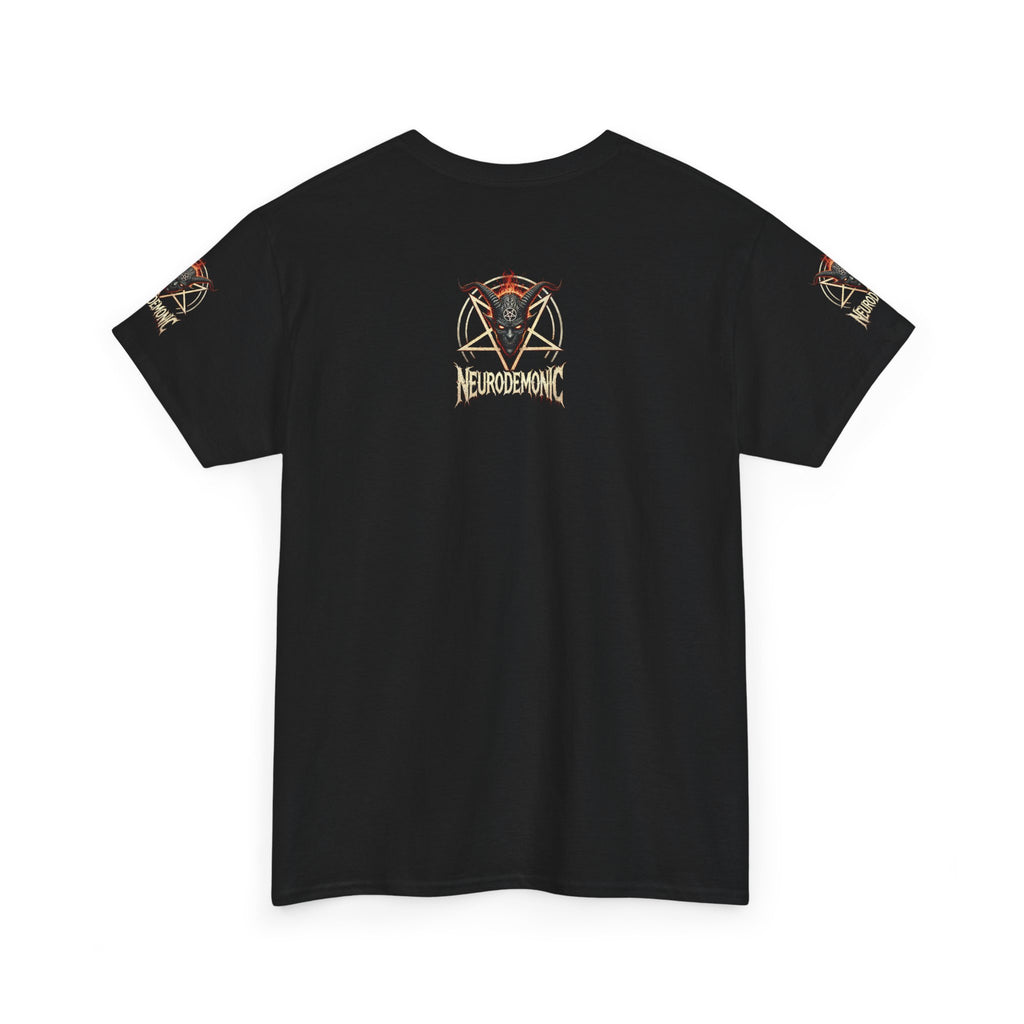 NeuroDemonic Baphomet Pentagram T-Shirt – Heavy Metal Streetwear Edition