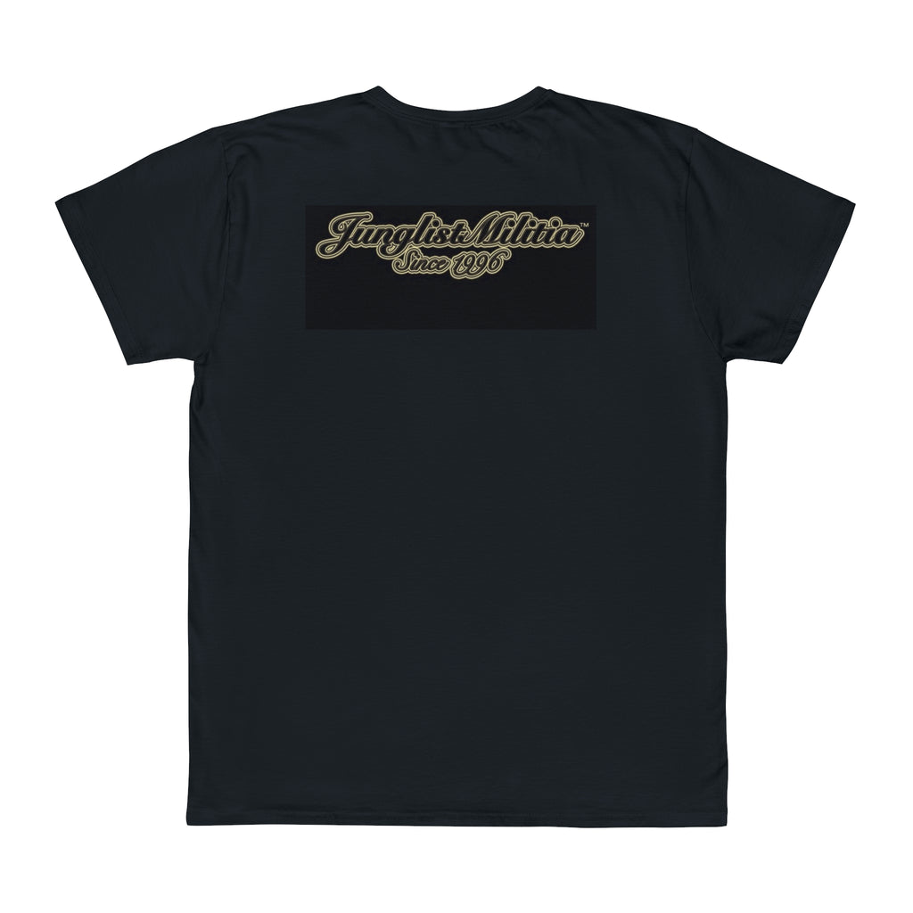 Unisex Iconic T-Shirt- Junglist Militia Since 1996 2nd Generation Logo