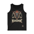 NeuroDemonic Baphomet Pentagram Tank Top – Heavy Metal Streetwear Edition
