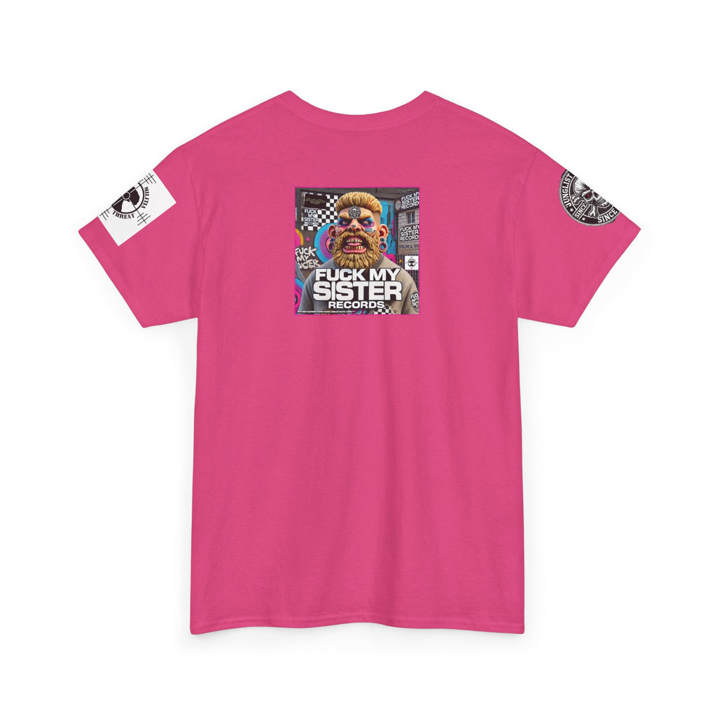 Fuck my Sister Records - Unisex Heavy Cotton Tee - Junglist Militia Since 1996