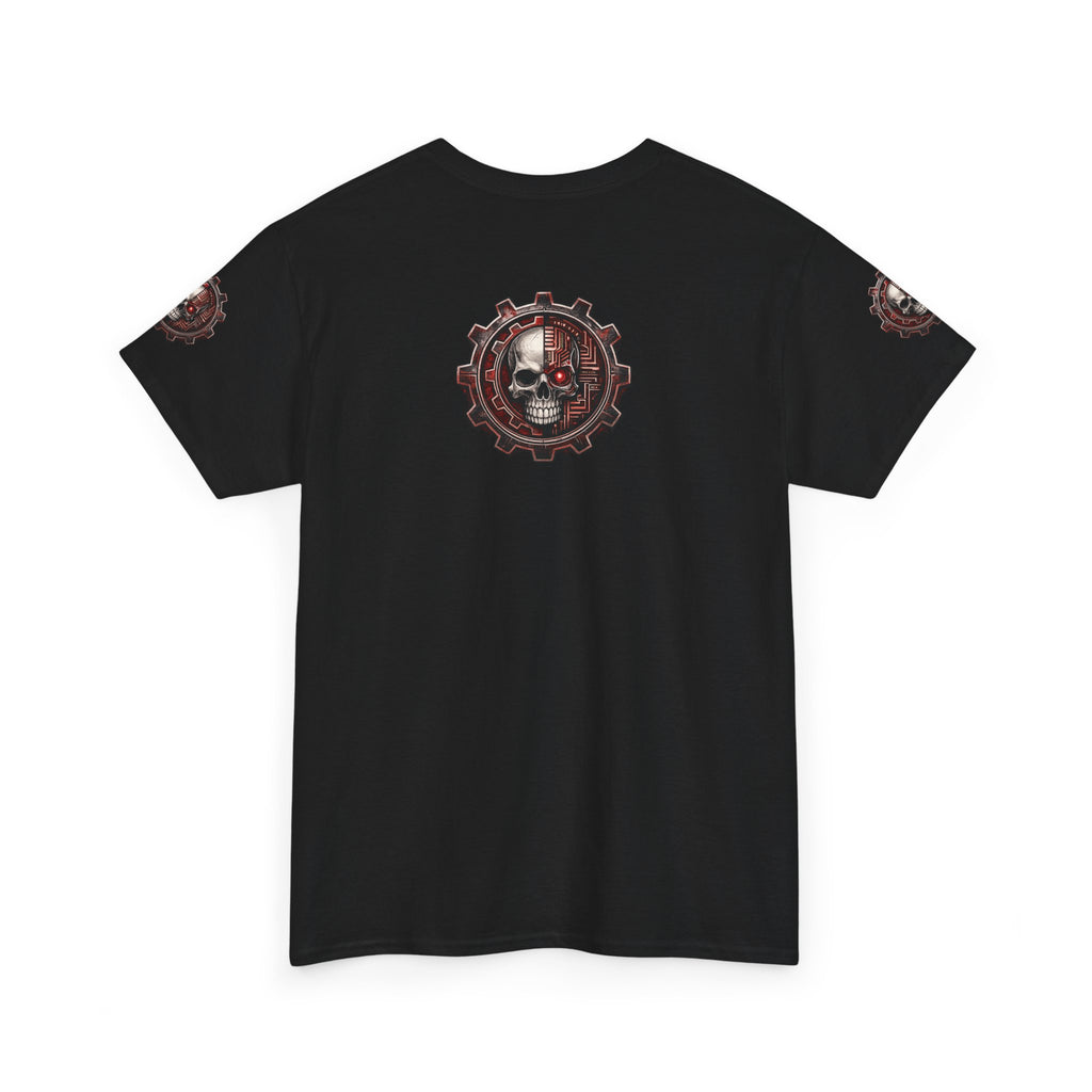 NEURODEMONIC - dnb hardstyle jungle techno trapcore metalcore Graffiti Skull Tee — Gildan Graphic Shirt