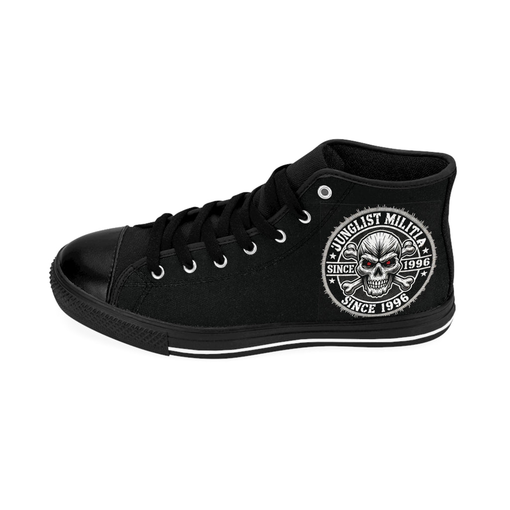 Skull Fuckers-Men's and Woman's Classic Sneakers- Junglist Militia Since 1996 - 4th Gen. Logo