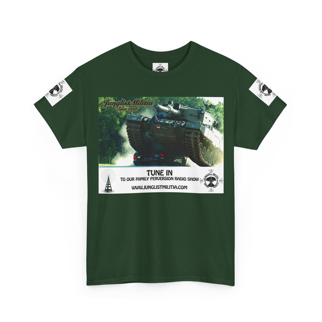Classic Radio Junglist Militia The Junglist Militia Family Perversion Radio Show Los Angeles, California. Unisex Gildan T-Shirt