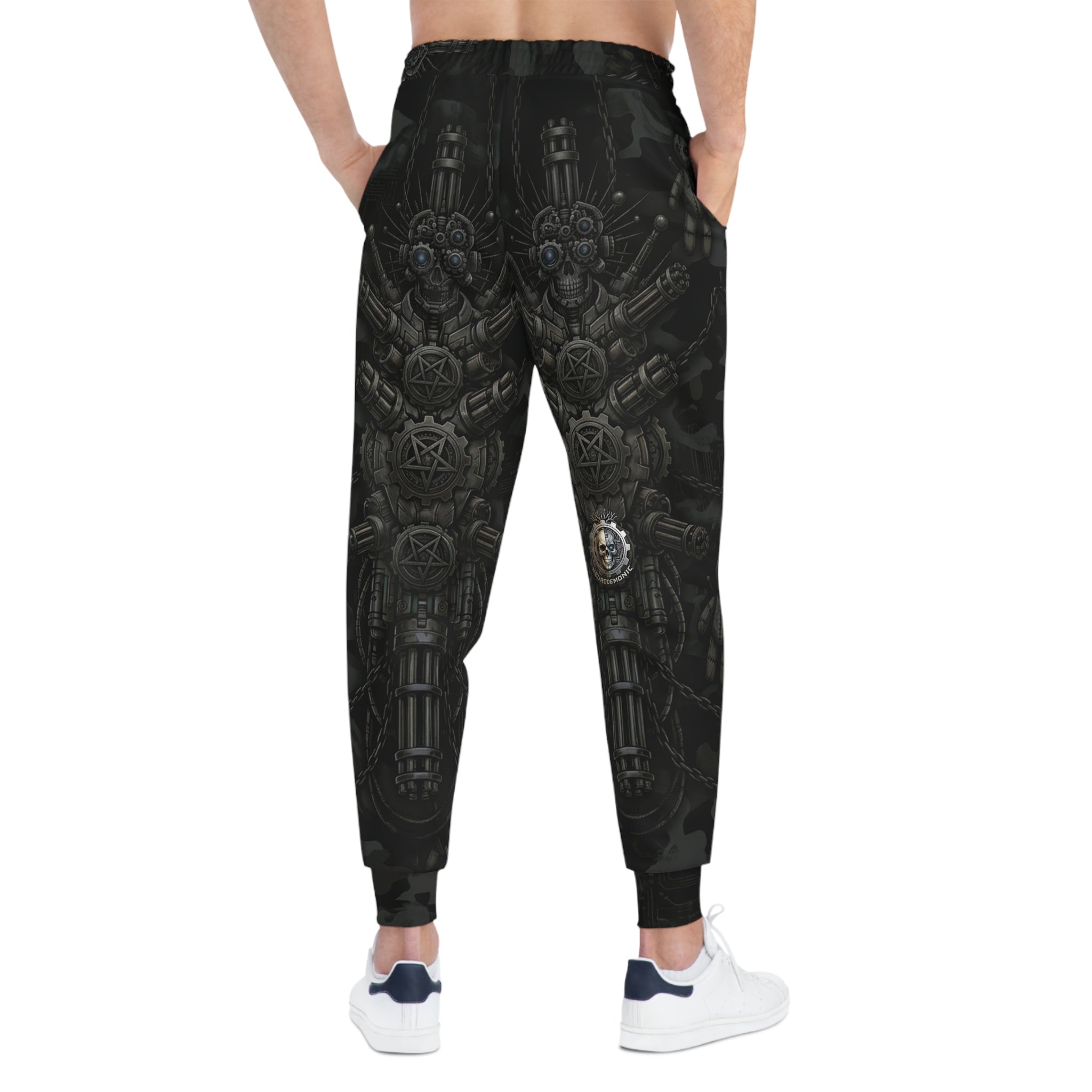 NeuroDemonic Infernal Machine Joggers – Premium All-Over Print Streetwear