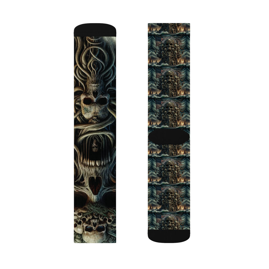 Ghosts of War Sublimation Socks- Unisex-Junglist Militia