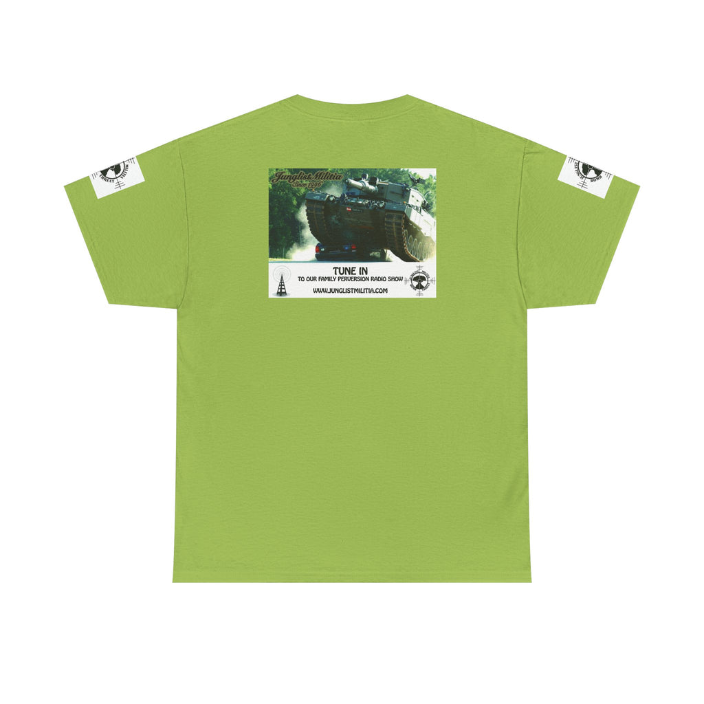 Classic Radio Junglist Militia The Junglist Militia Family Perversion Radio Show Los Angeles, California. Unisex Gildan T-Shirt