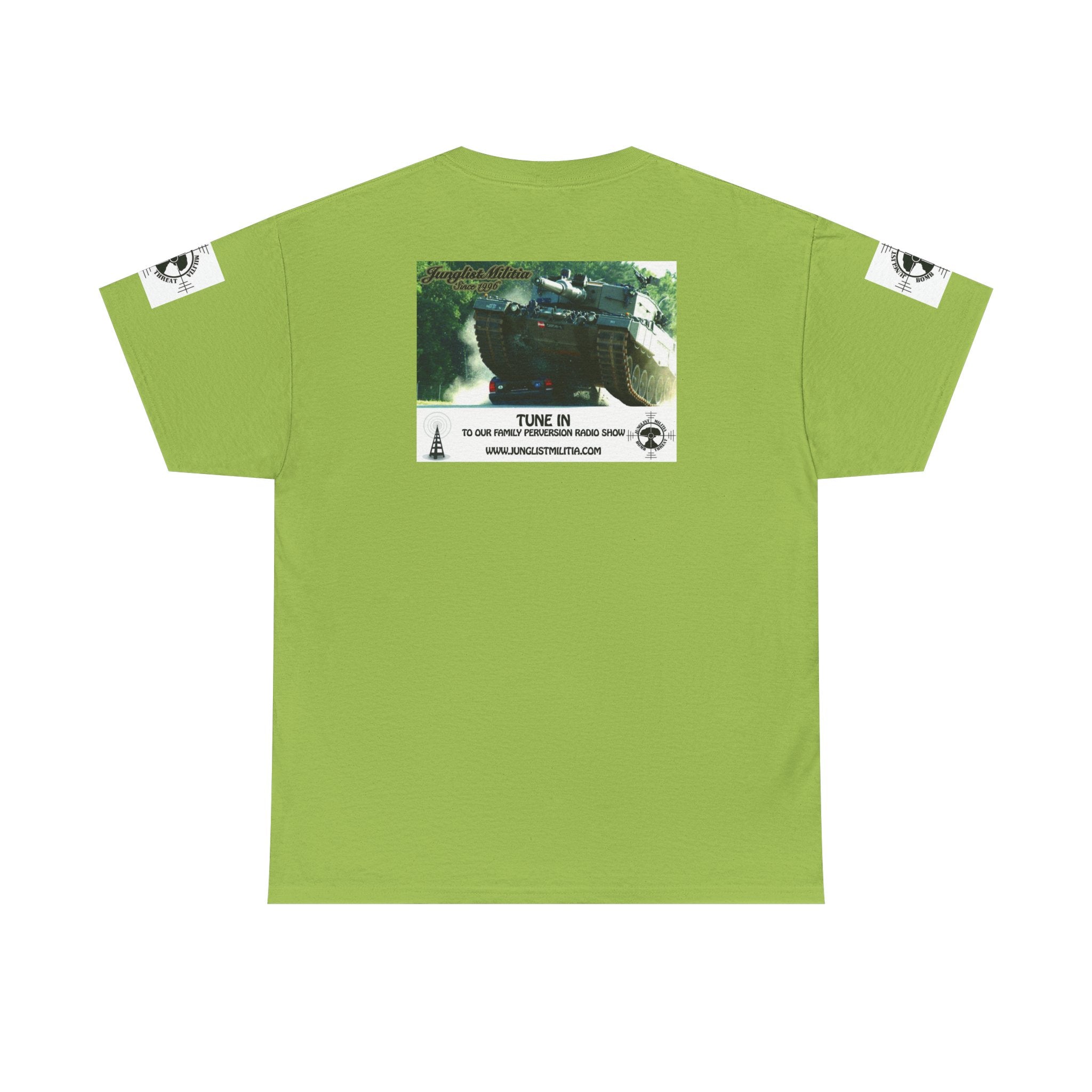 Classic Radio Junglist Militia The Junglist Militia Family Perversion Radio Show Los Angeles, California. Unisex Gildan T-Shirt